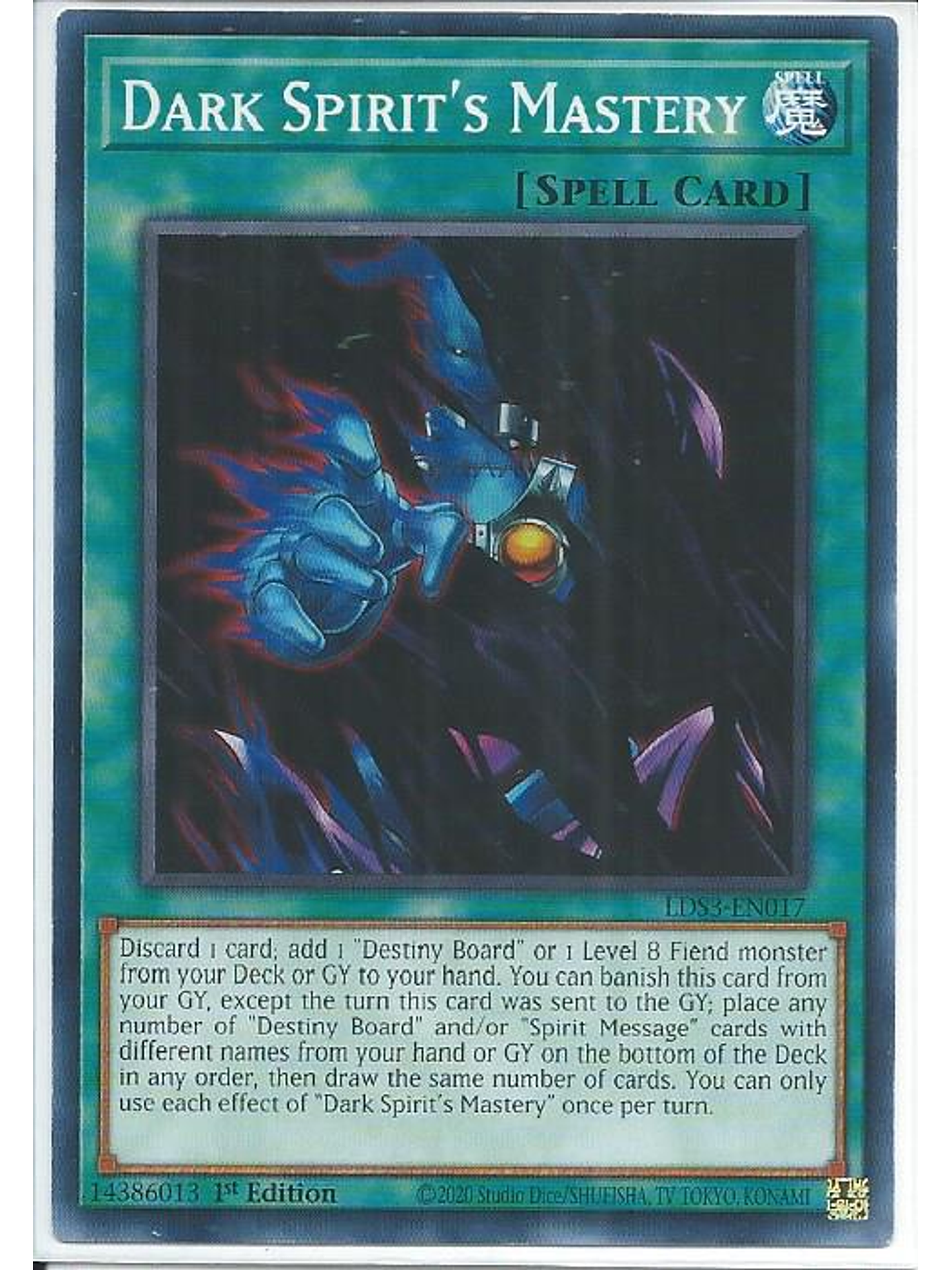 Dark Spirit's Mastery - LDS3-EN017 - Common 1st Edition 1
