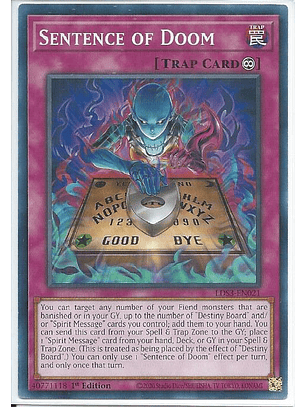 Sentence of Doom - LDS3-EN021 - Common 1st Edition