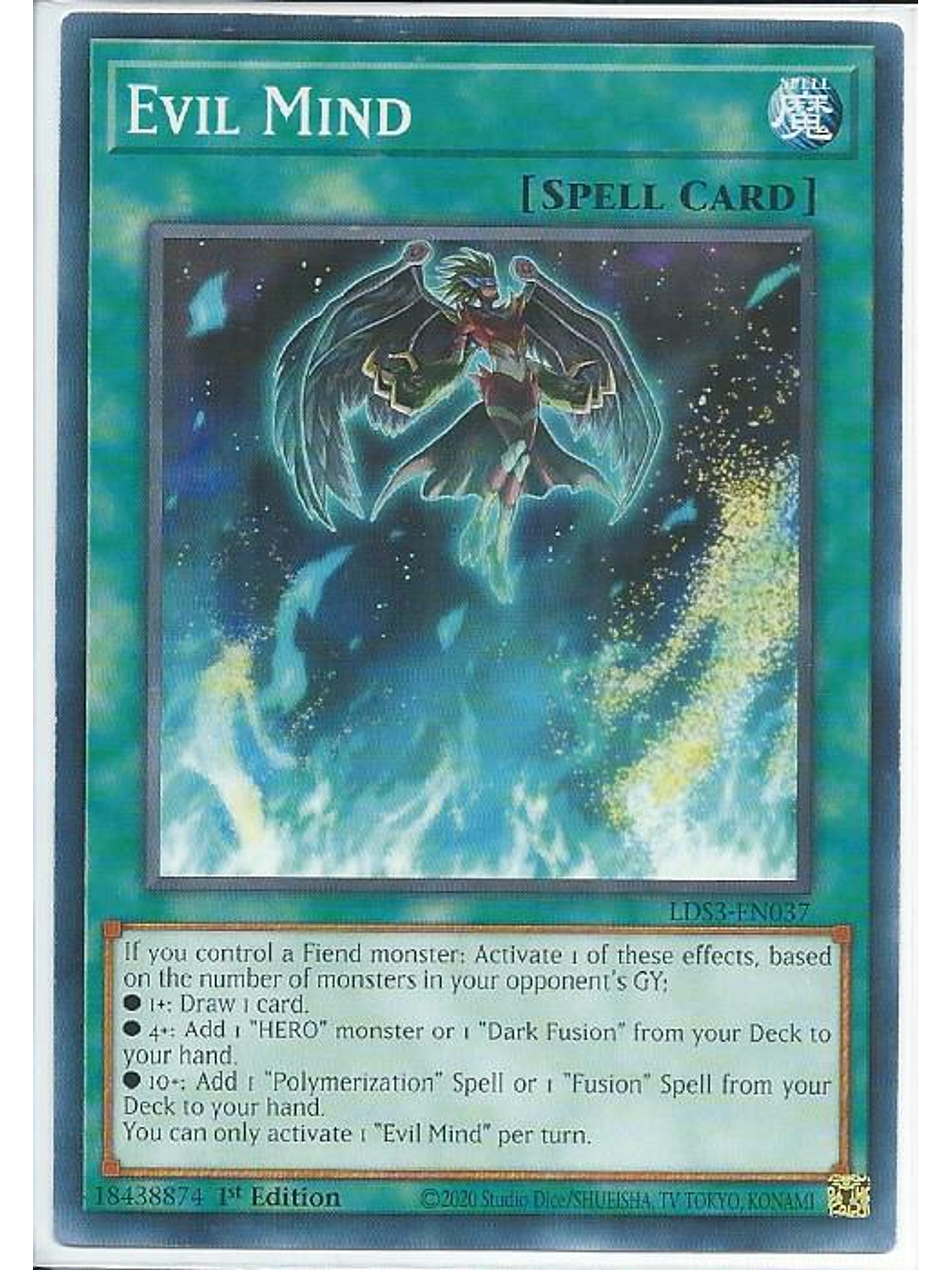 Evil Mind - LDS3-EN037 - Common 1st Edition 1