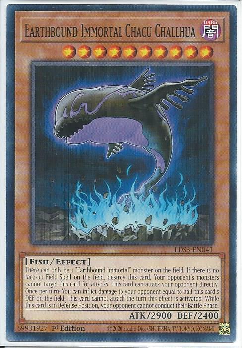 Earthbound Immortal Chacu Challhua - LDS3-EN041 - Common 1st Edition