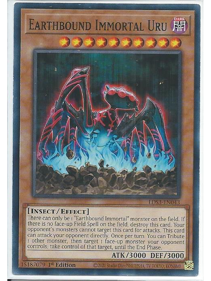 Earthbound Immortal Uru - LDS3-EN043 - Common 1st Edition 1