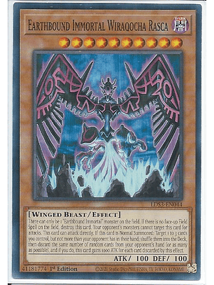 Earthbound Immortal Wiraqocha Rasca - LDS3-EN044 - Common 1st Edition