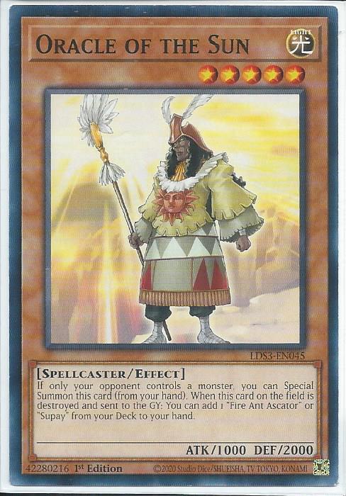 Oracle of the Sun - LDS3-EN045 - Common 1st Edition