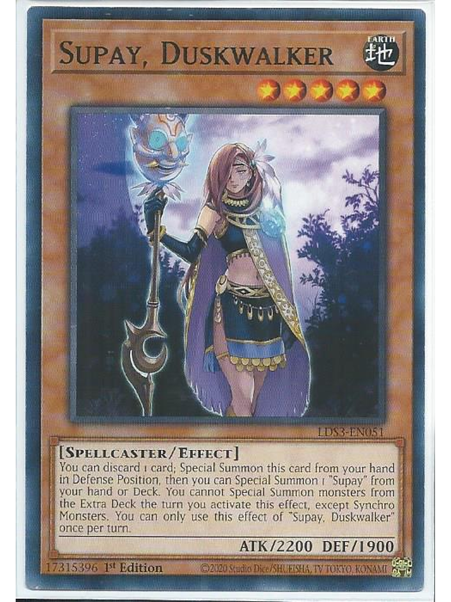 Supay, Duskwalker - LDS3-EN051 - Common 1st Edition 1