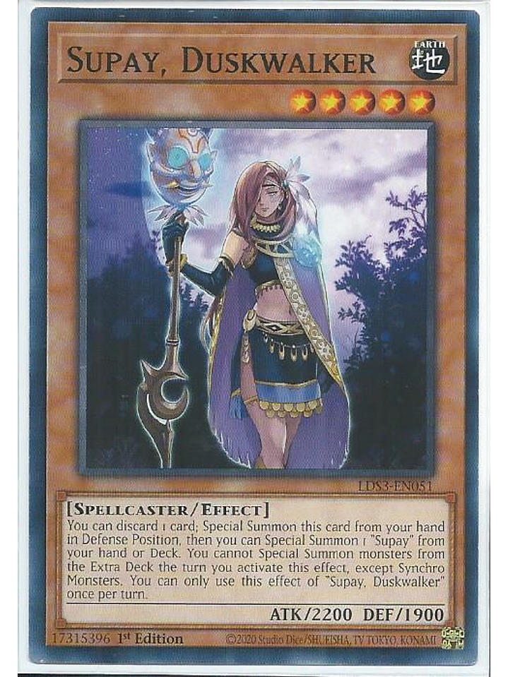 Supay, Duskwalker - LDS3-EN051 - Common 1st Edition 1