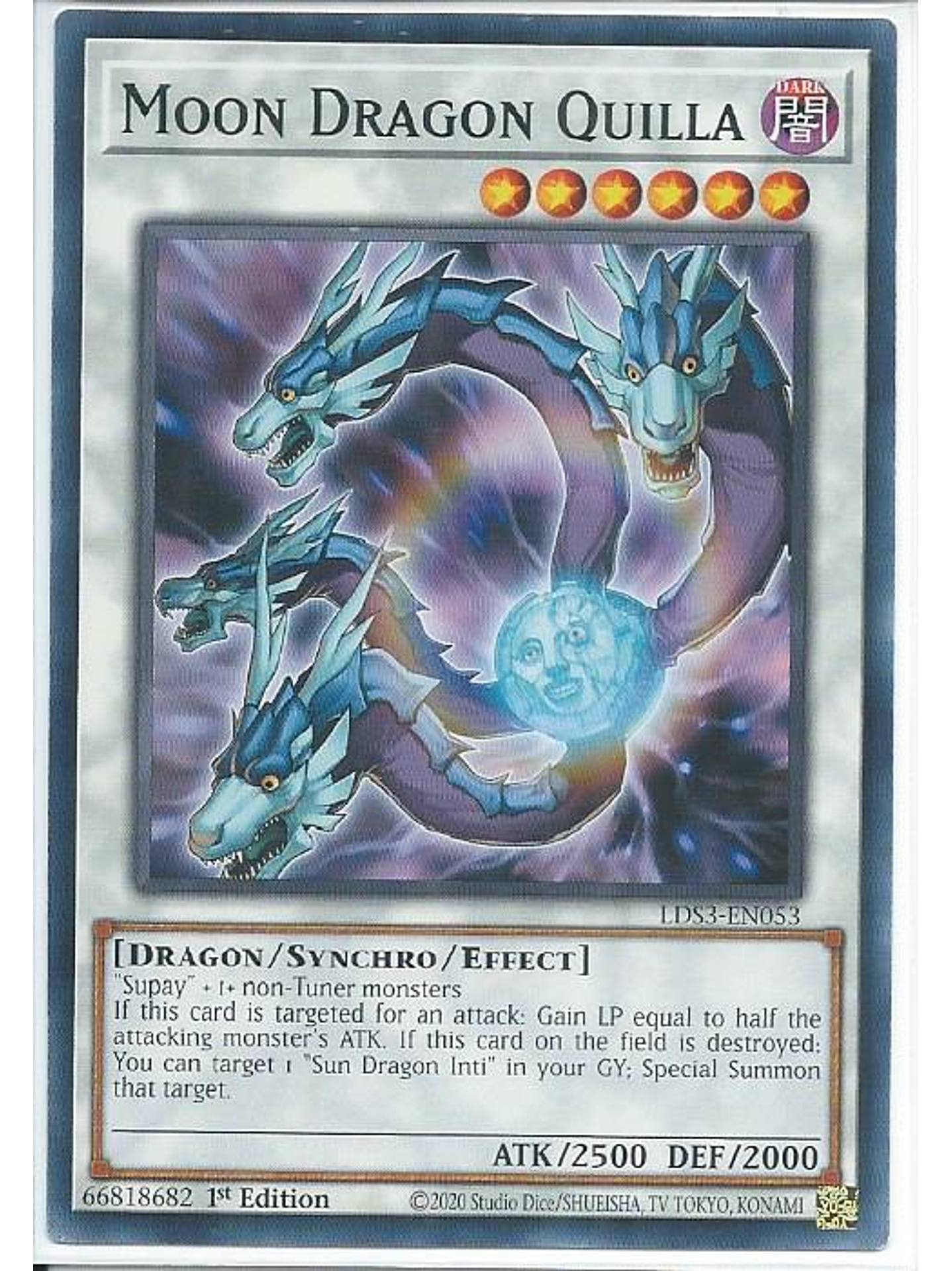 Moon Dragon Quilla - LDS3-EN053 - Common 1st Edition 1