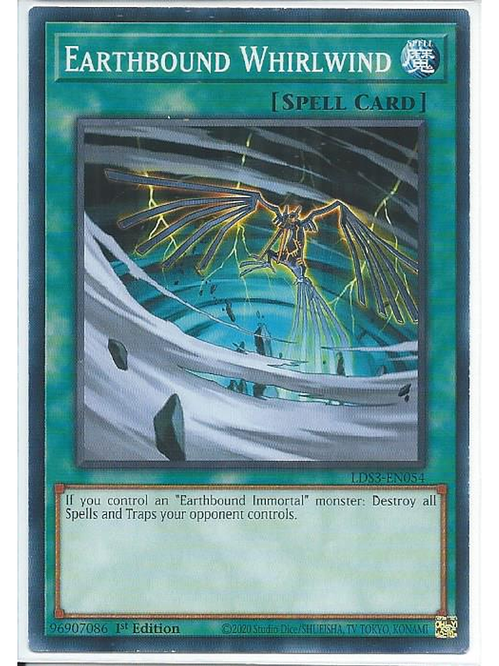 Earthbound Whirlwind - LDS3-EN054 - Common 1st Edition 1