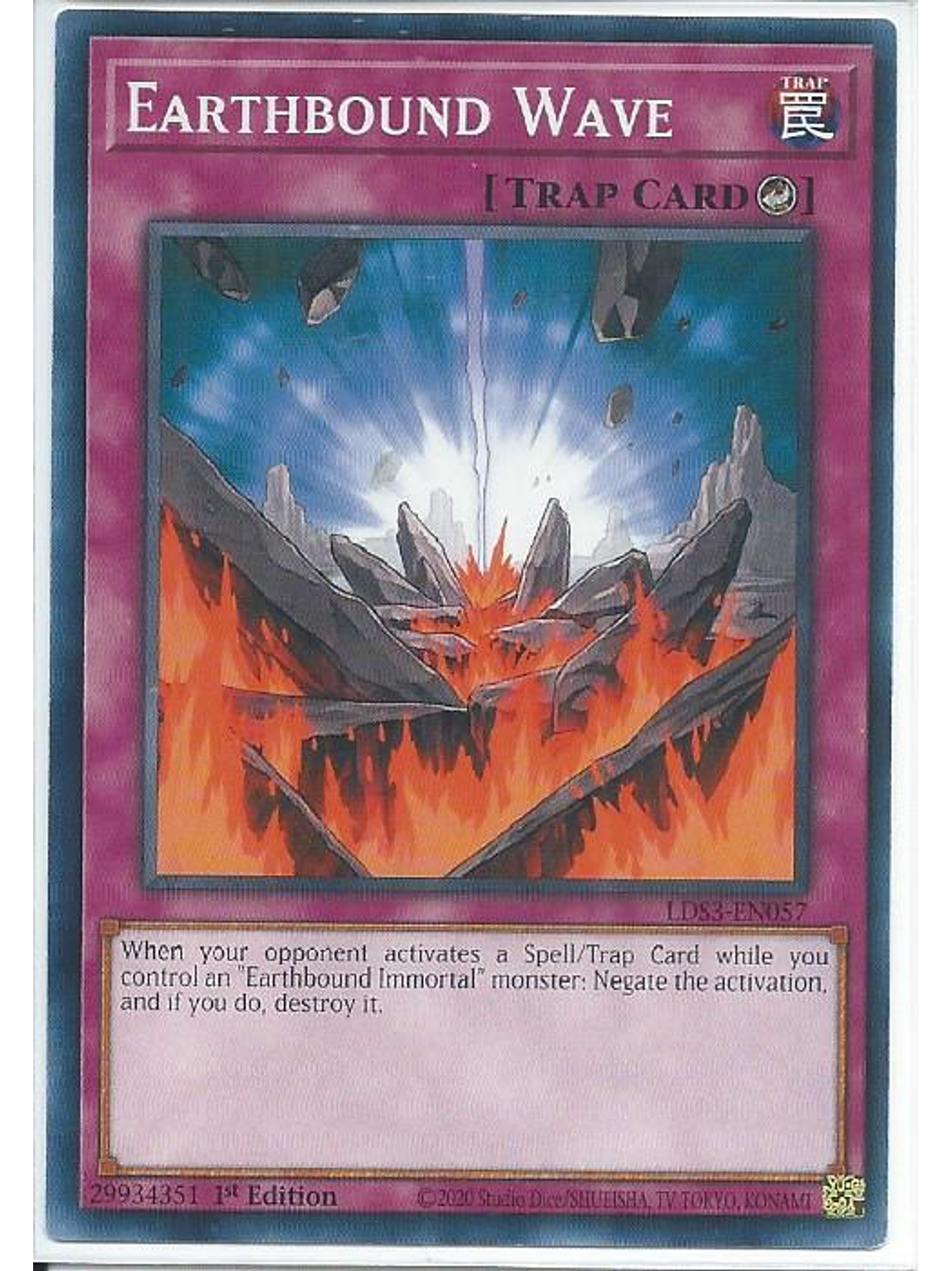 Earthbound Wave - LDS3-EN057 - Common 1st Edition 1