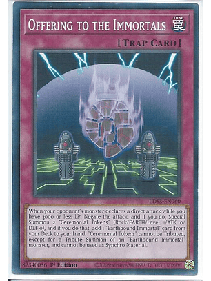 Offering to the Immortals - LDS3-EN060 - Common 1st Edition