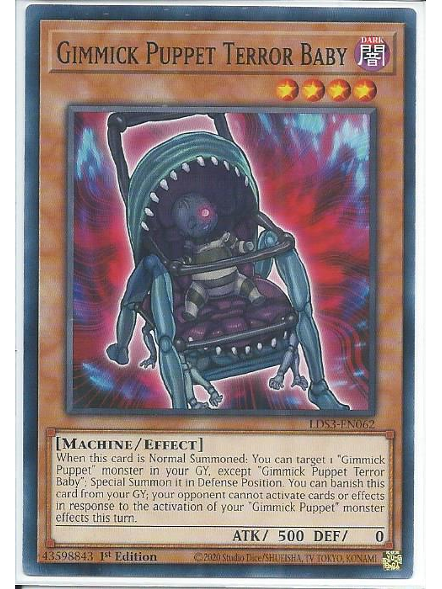 Gimmick Puppet Terror Baby - LDS3-EN062 - Common 1st Edition 1
