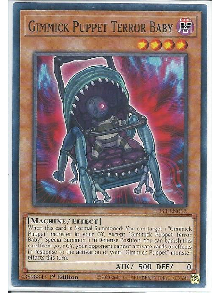 Gimmick Puppet Terror Baby - LDS3-EN062 - Common 1st Edition 1