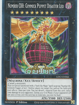 Number C88: Gimmick Puppet Disaster Leo - LDS3-EN066 - Common 1st Edition