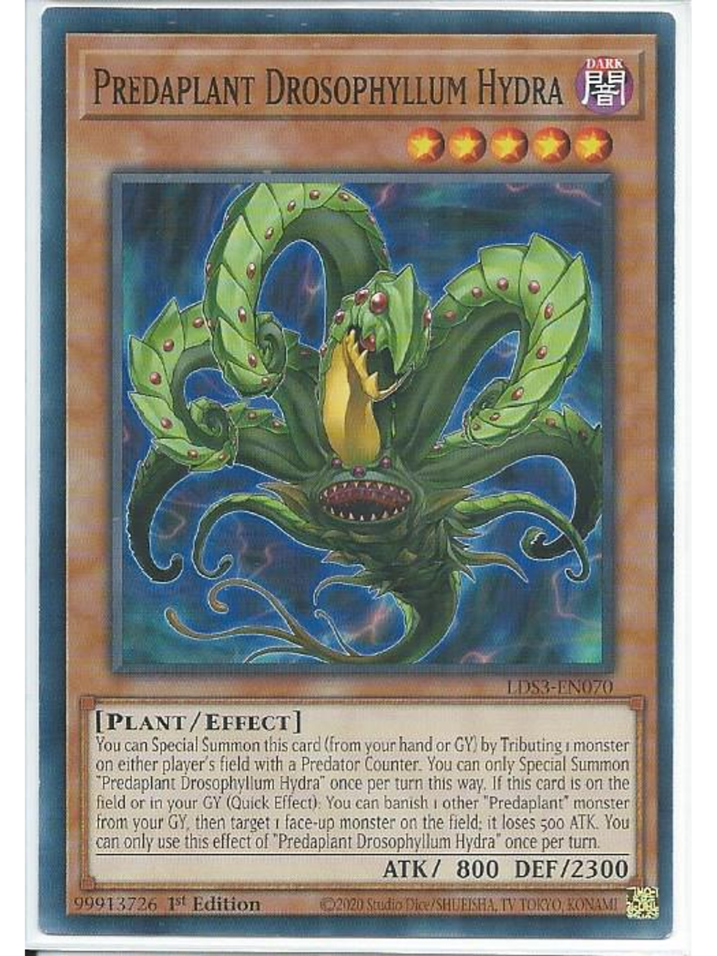 Predaplant Drosophyllum Hydra - LDS3-EN070 - Common 1st Edition 1