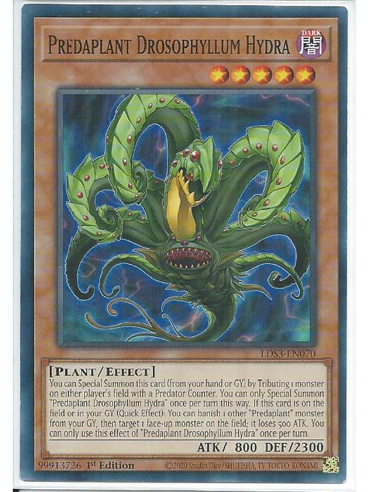 Predaplant Drosophyllum Hydra - LDS3-EN070 - Common 1st Edition 1