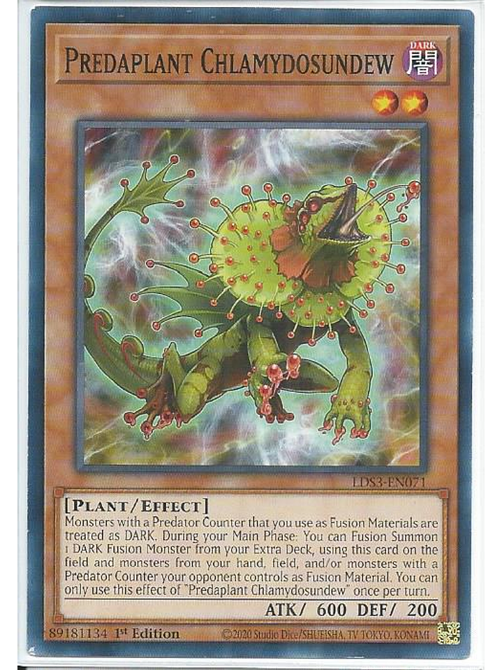 Predaplant Chlamydosundew - LDS3-EN071 - Common 1st Edition 1