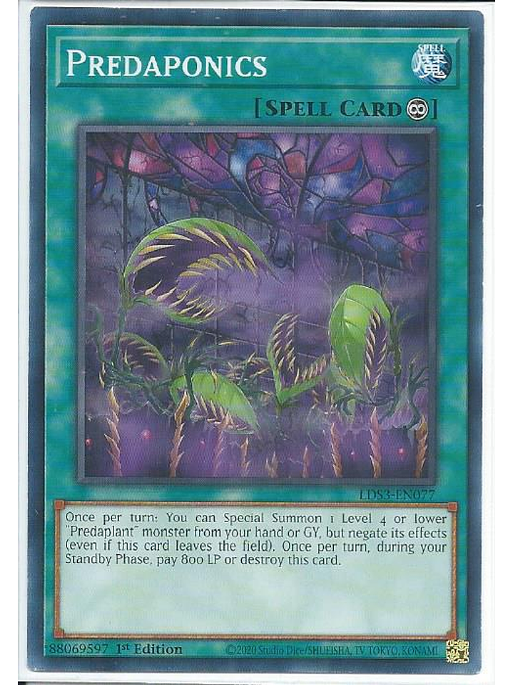 Predaponics - LDS3-EN077 - Common 1st Edition 1