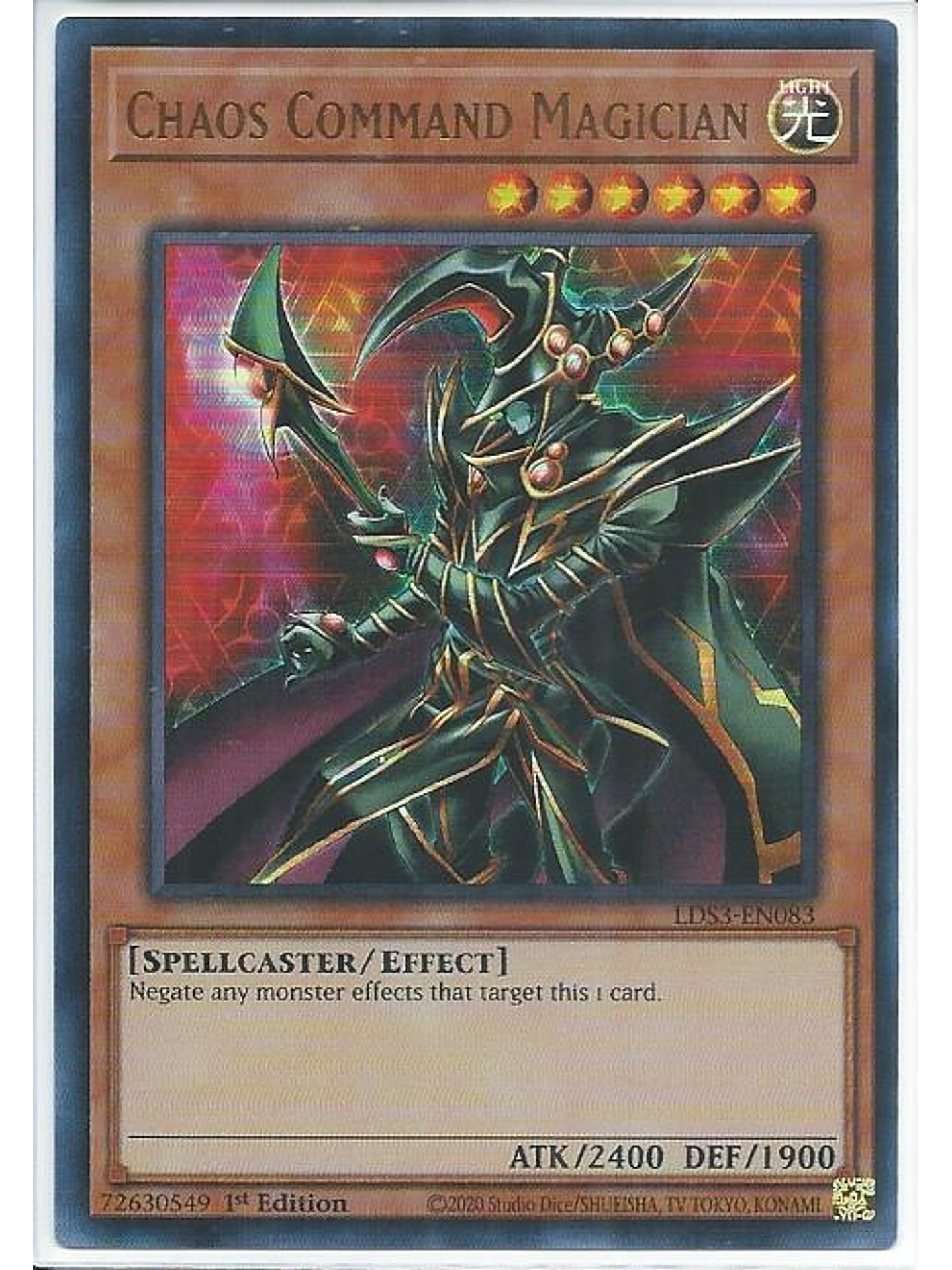 Chaos Command Magician - LDS3-EN083 - Ultra Rare 1st Edition 1