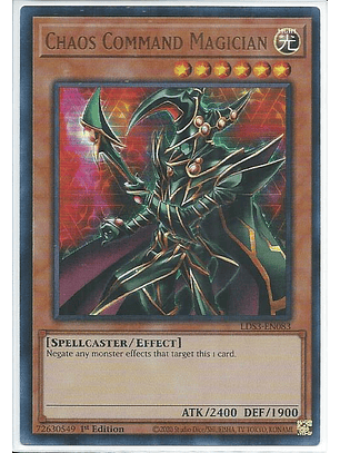 Chaos Command Magician (Blue) - LDS3-EN083 - Ultra Rare 1st Edition