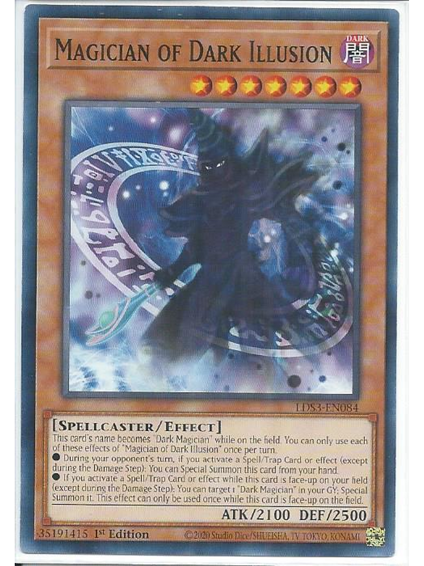 Magician of Dark Illusion - LDS3-EN084 - Common 1st Edition 1