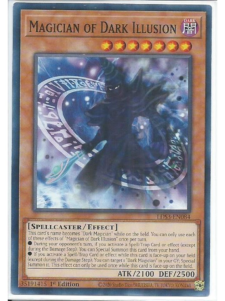 Magician of Dark Illusion - LDS3-EN084 - Common 1st Edition 1