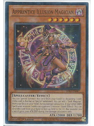 Apprentice Illusion Magician (Red) - LDS3-EN087 - Ultra Rare 1st Edition