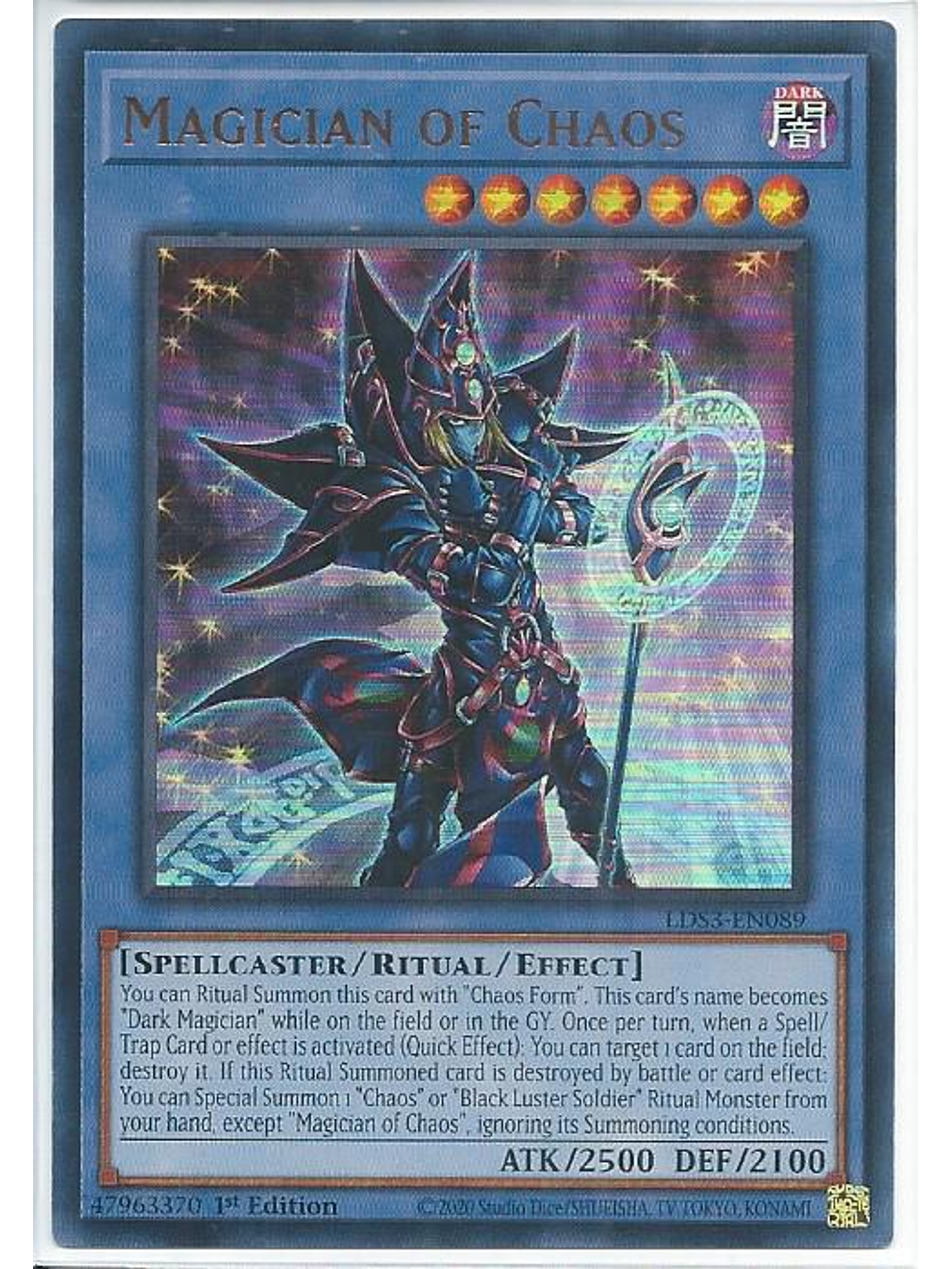 Magician of Chaos - LDS3-EN089 - Ultra Rare 1st Edition 1