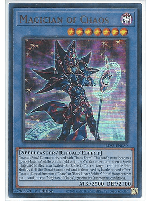 Magician of Chaos (Red) - LDS3-EN089 - Ultra Rare 1st Edition