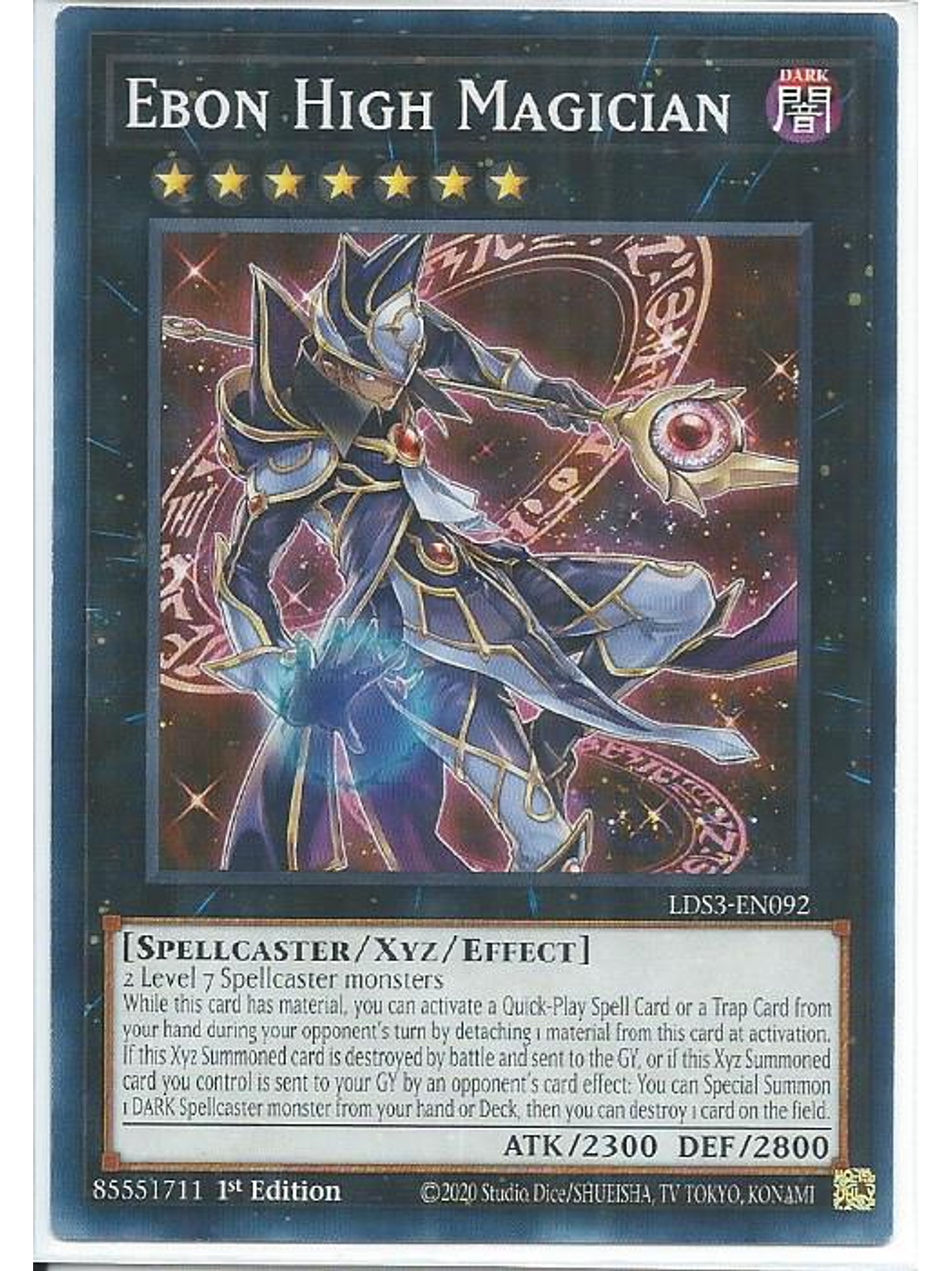Ebon High Magician - LDS3-EN092 - Common 1st Edition 1