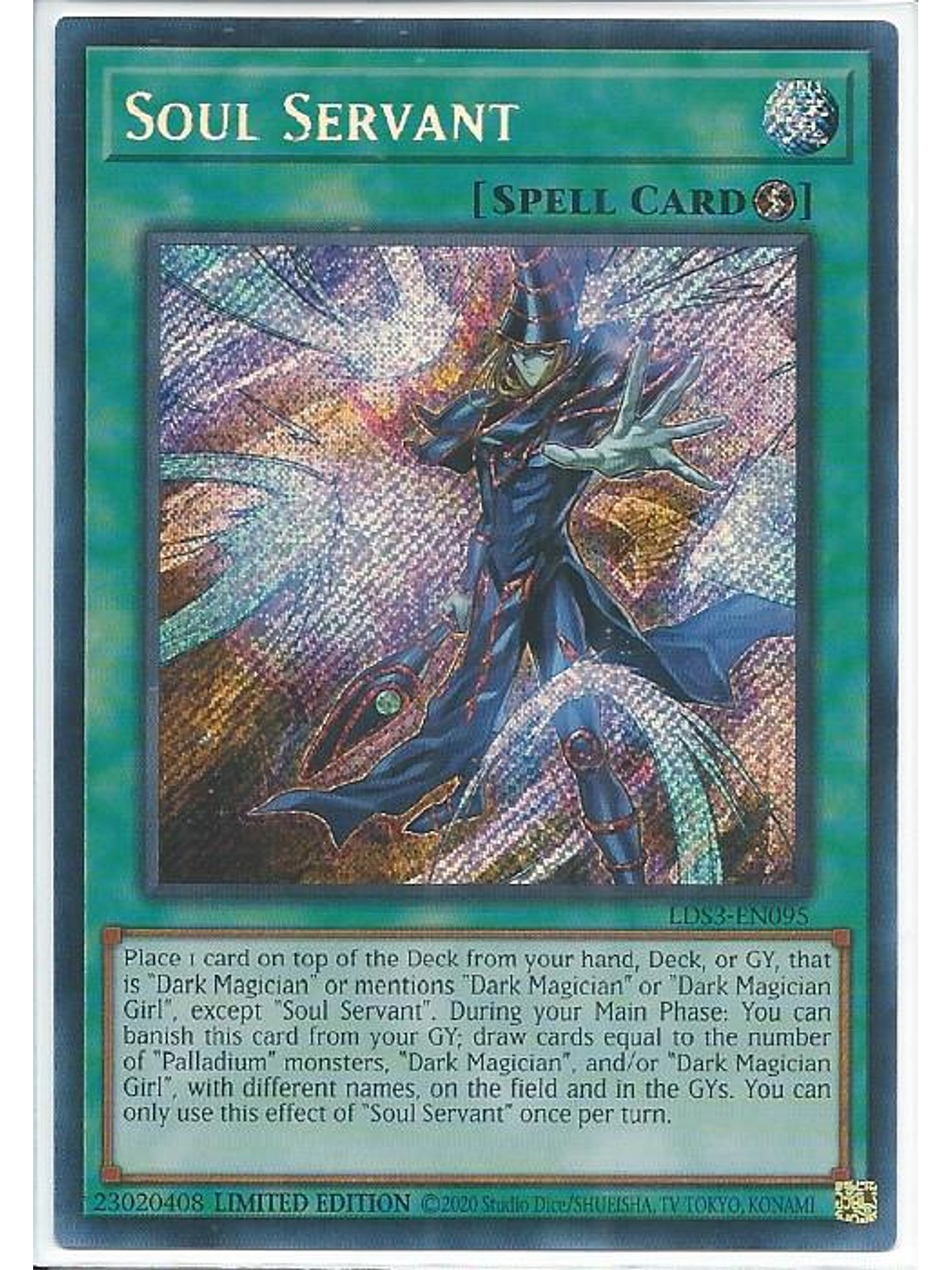 Soul Servant - LDS3-EN095 - Secret Rare 1st Edition 1