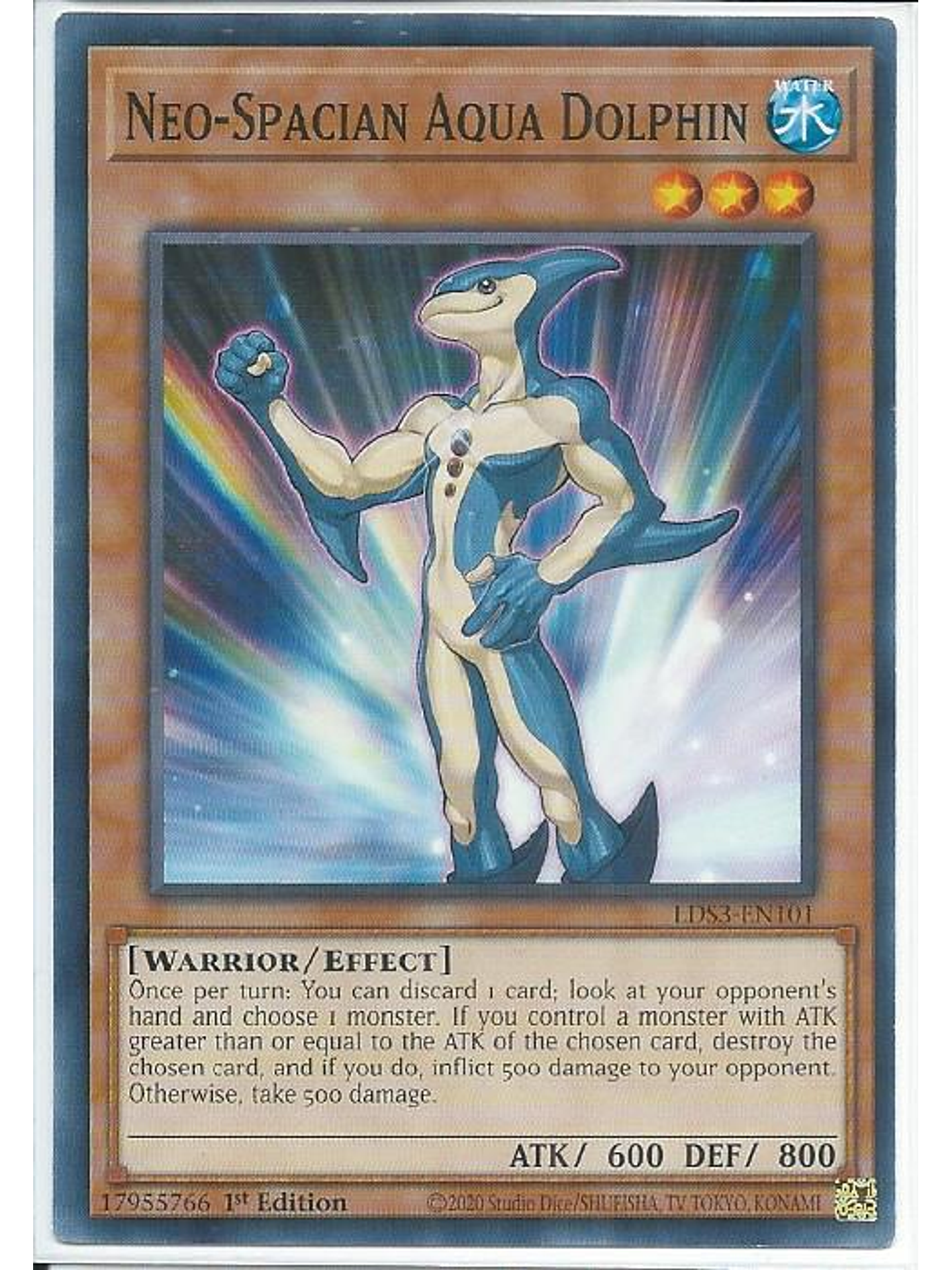 Neo-Spacian Aqua Dolphin - LDS3-EN101 - Common 1st Edition 1