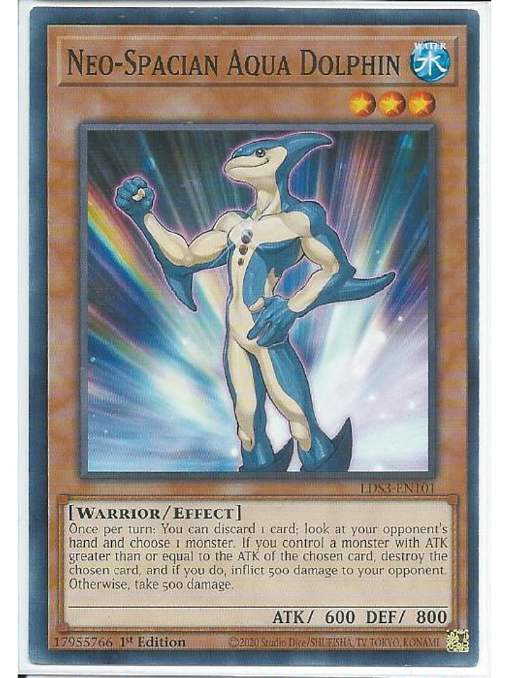 Neo-Spacian Aqua Dolphin - LDS3-EN101 - Common 1st Edition 1