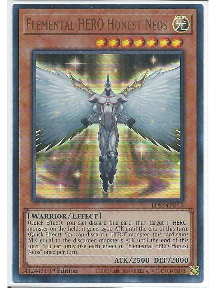 Elemental HERO Honest Neos - LDS3-EN102 - Ultra Rare 1st Edition 1