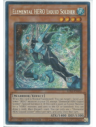 Elemental HERO Liquid Soldier - LDS3-EN103 - Secret Rare 1st Edition