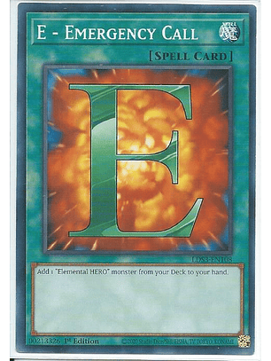 E - Emergency Call - LDS3-EN108 - Common 1st Edition