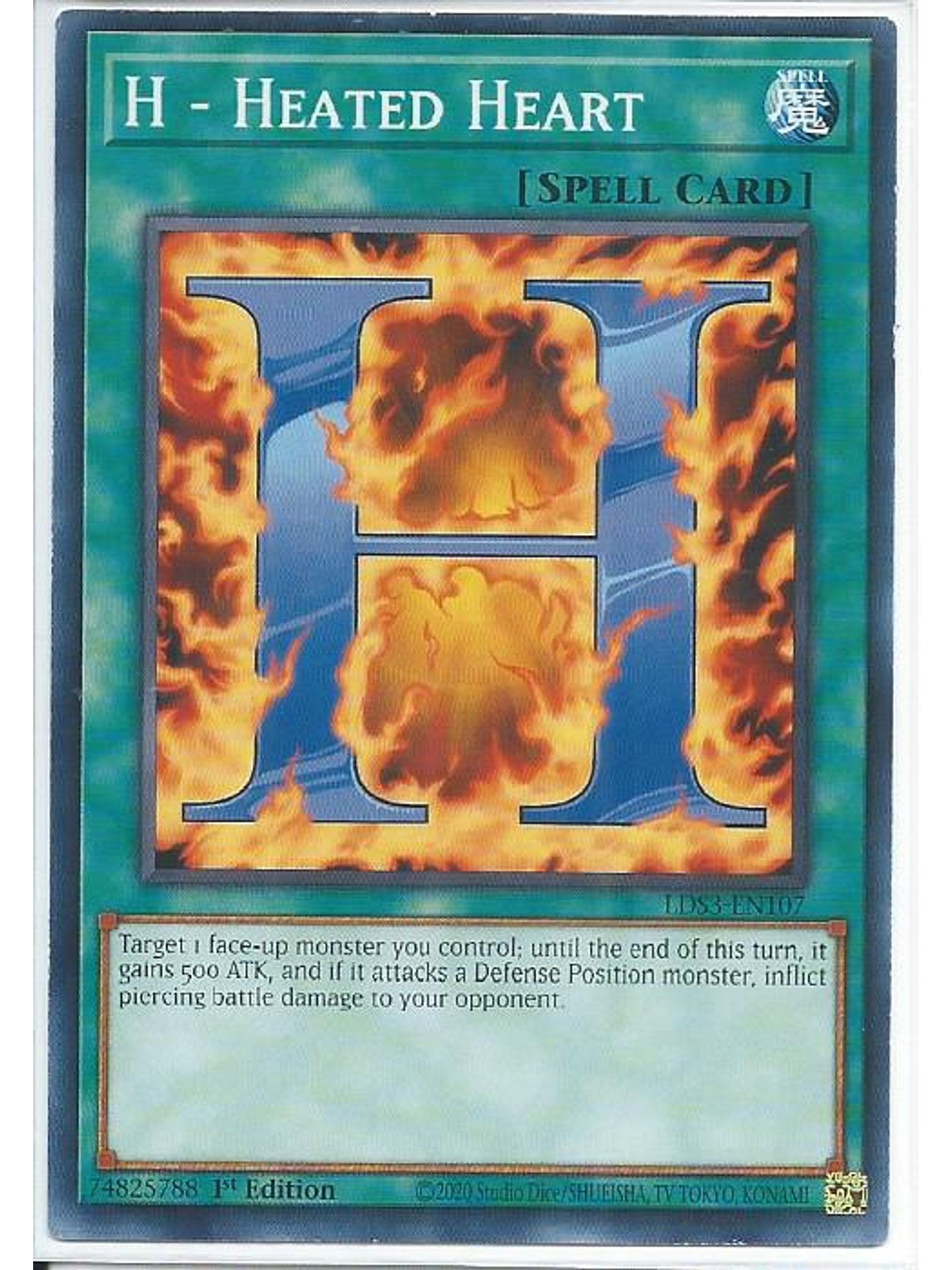 H - Heated Heart - LDS3-EN107 - Common 1st Edition 1