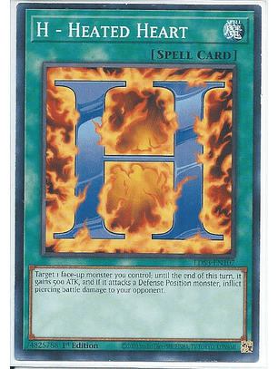 H - Heated Heart - LDS3-EN107 - Common 1st Edition