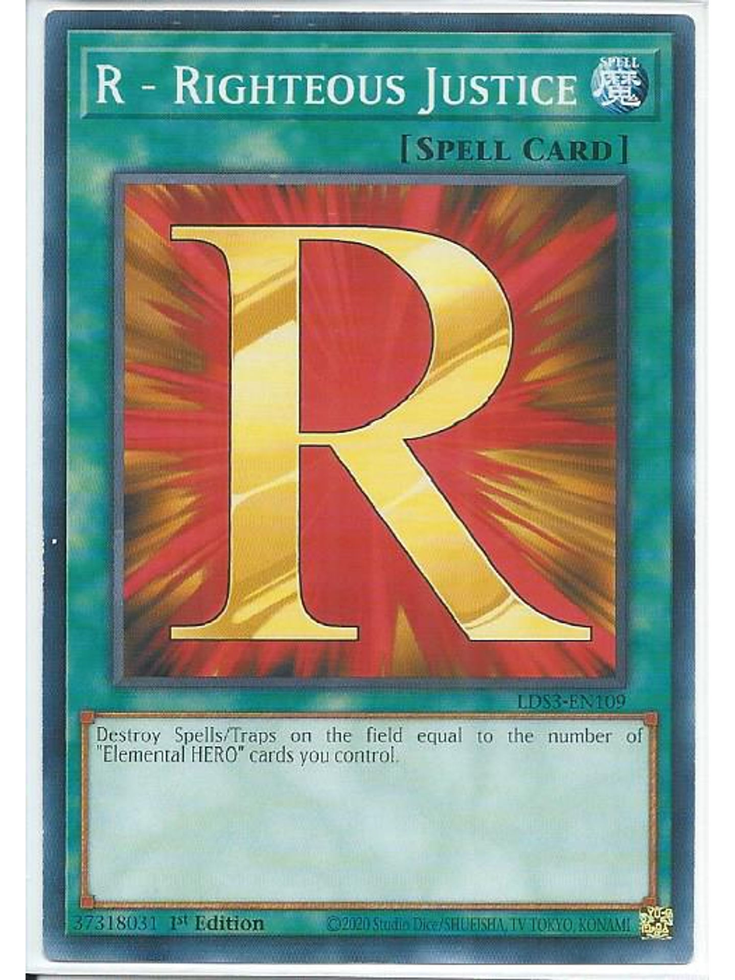 R - Righteous Justice - LDS3-EN109 - Common 1st Edition 1