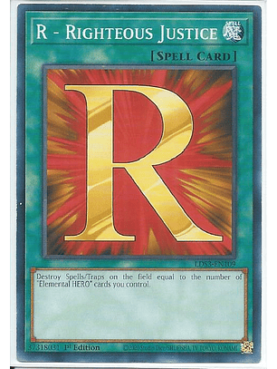 R - Righteous Justice - LDS3-EN109 - Common 1st Edition