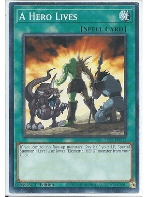 A Hero Lives - LDS3-EN112 - Common 1st Edition