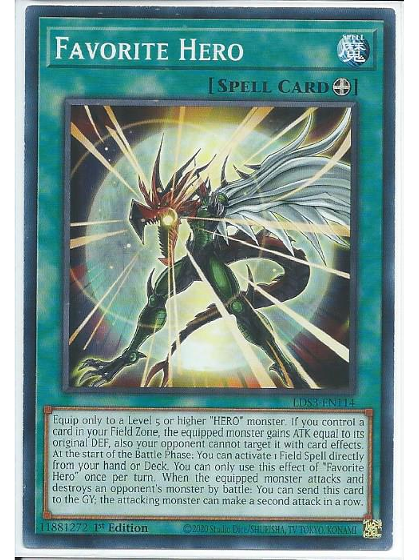 Favorite Hero - LDS3-EN114 - Common 1st Edition 1