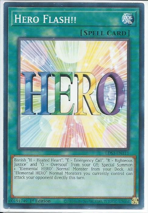 HERO Flash!! - LDS3-EN111 - Common 1st Edition