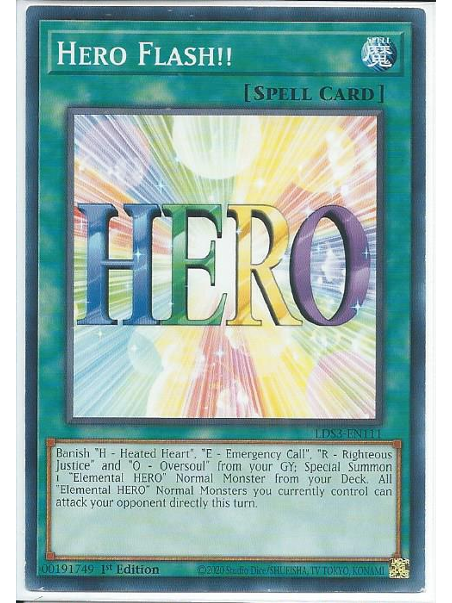 HERO Flash!! - LDS3-EN111 - Common 1st Edition 1
