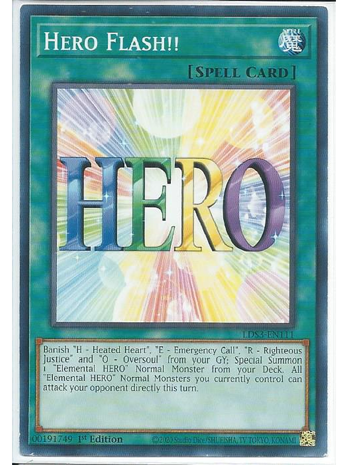 HERO Flash!! - LDS3-EN111 - Common 1st Edition 1