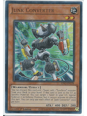Junk Converter (Red) - LDS3-EN118 - Ultra Rare 1st Edition
