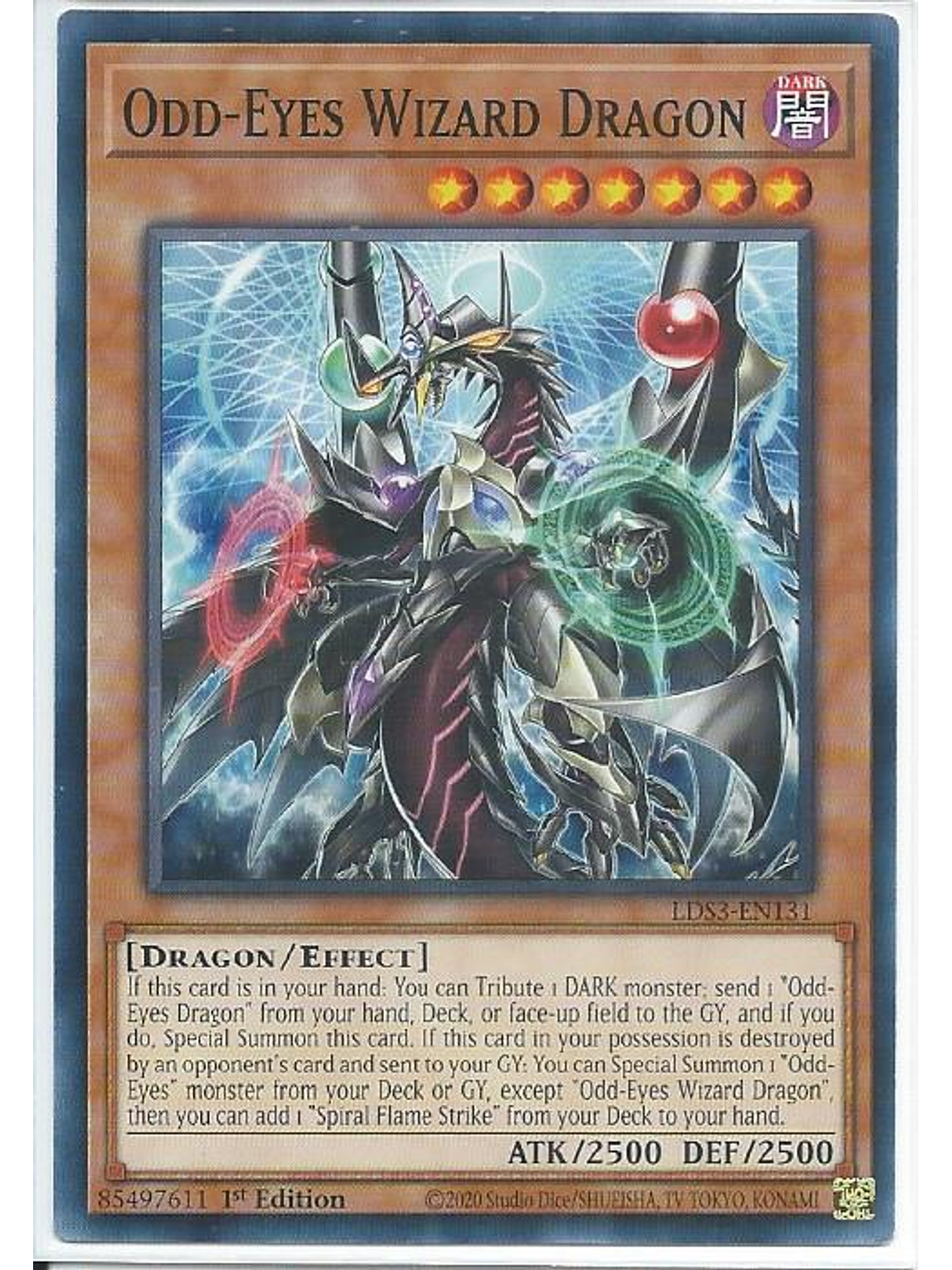 Odd-Eyes Wizard Dragon - LDS3-EN131 - Common 1st Edition 1