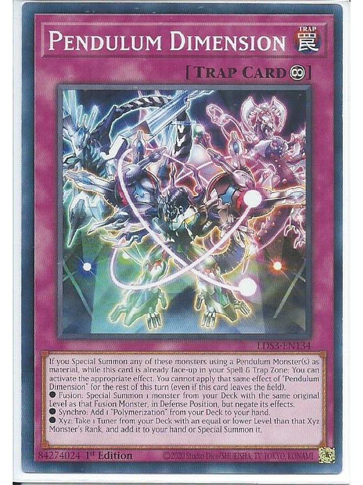 Pendulum Dimension - LDS3-EN134 - Common 1st Edition 1