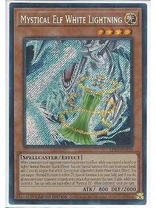 Mystical Elf - White Lightning - LDS3-EN135 - Secret Rare 1st Edition