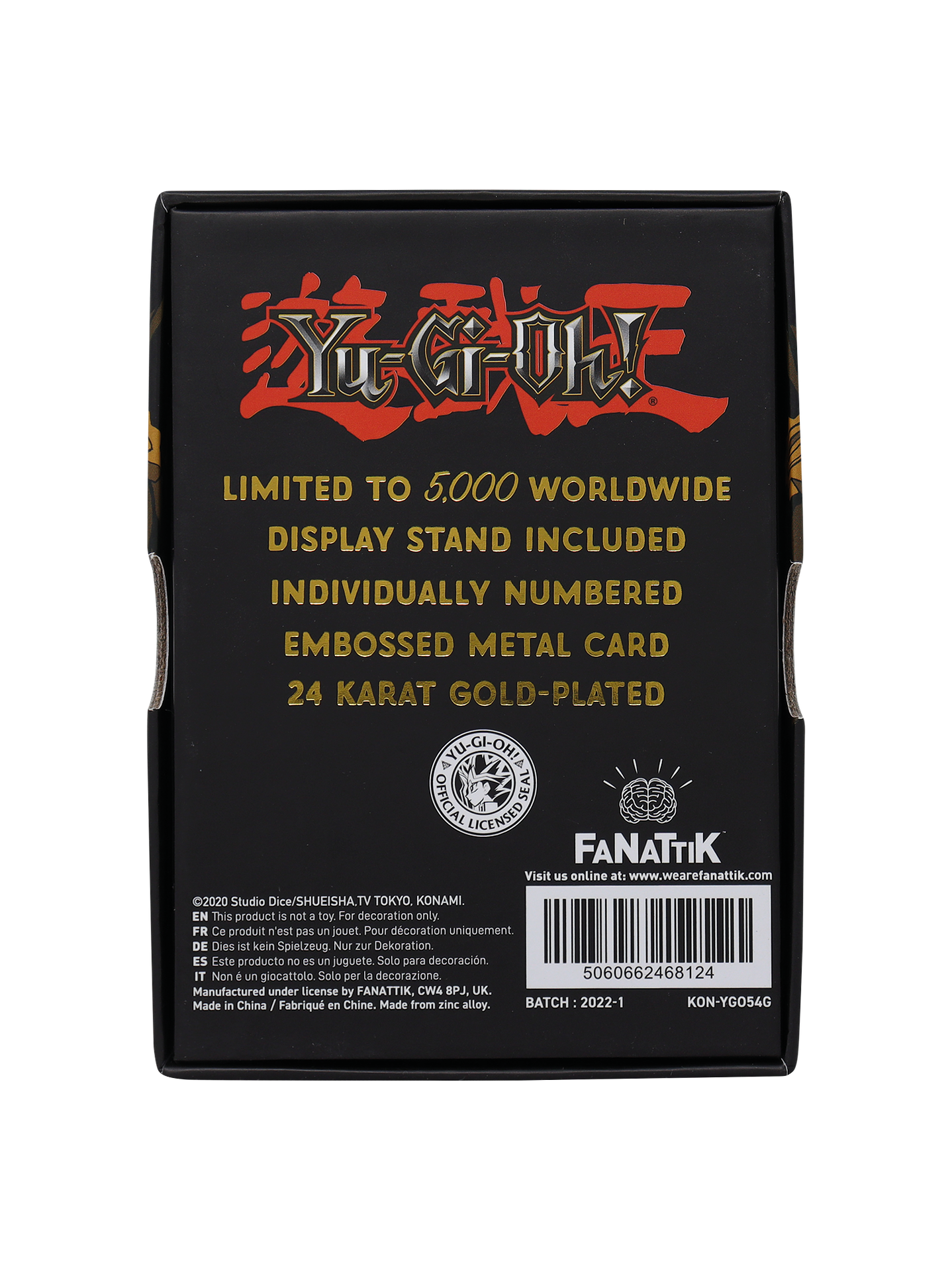 Limited Edition 24K Gold Plated Card Time Wizard 3