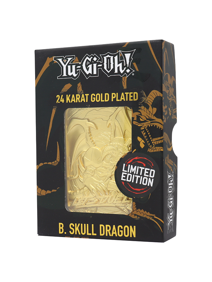 Limited Edition 24K Gold Plated Card B. Skull Dragon 2