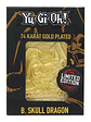 Limited Edition 24K Gold Plated Card B. Skull Dragon - Miniatura 1